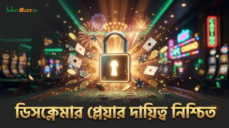 ডিসক্লেমার প্লেয়ারের আইনি দায়িত্ব স্পষ্ট করে রাখে নিশ্চিত করুন