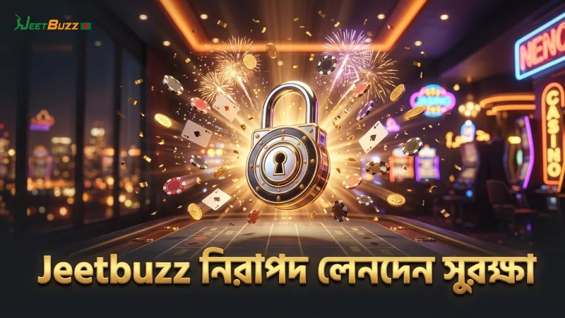 Jeetbuzz ক্যাসিনোতে নিরাপদ লেনদেনের জন্য উন্নত নিরাপত্তা ব্যবস্থাপনা রয়েছে।
